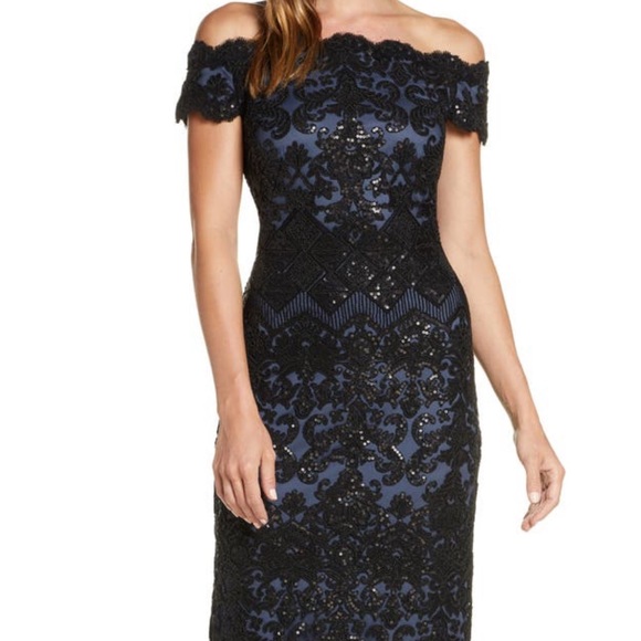 COPY - Tadashi Shoji lace Cocktail Dress - Picture 8 of 8